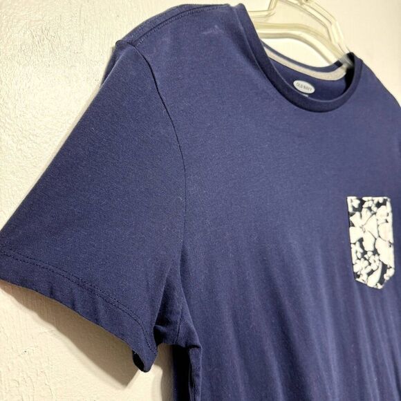 Old Navy Shirt Set of 2 Soft-Washed Short Sleeve Tee Purple & Blue Men Sz Medium - Picture 8 of 12